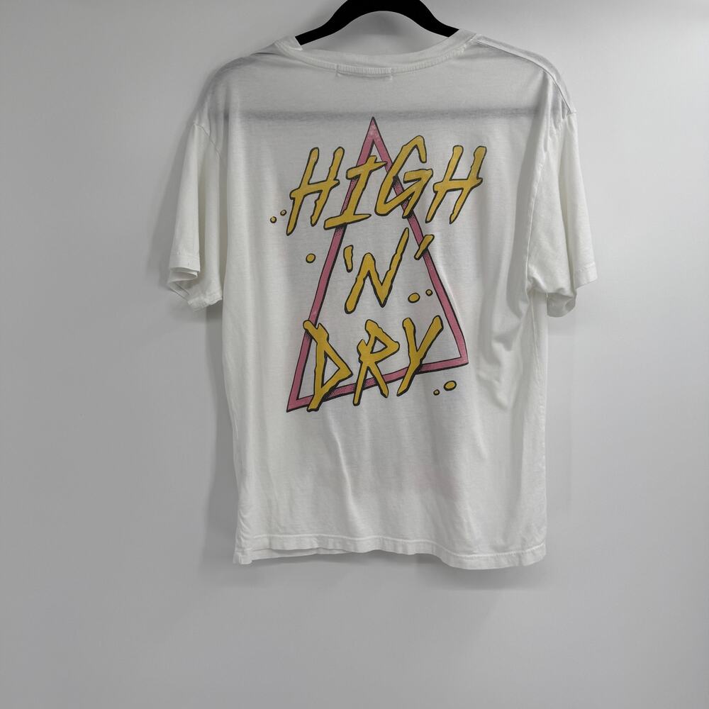 Daydreamer Women's White Def Leppard High 'n Dry Graphic Tee T-shirt Size XS - Picture 6 of 7